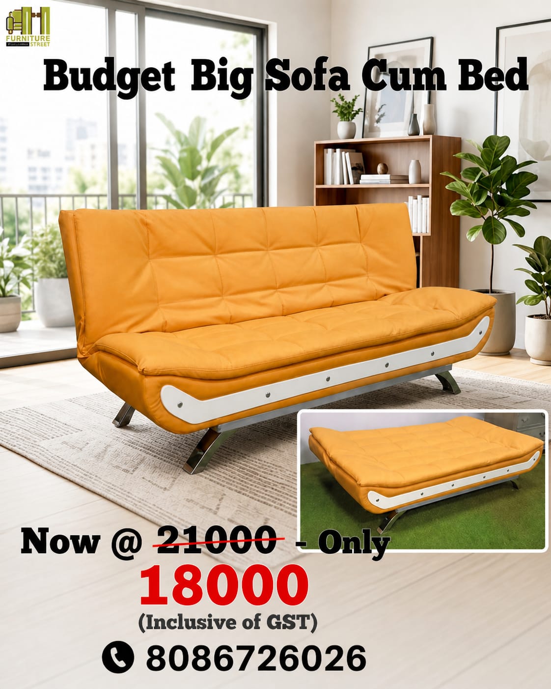 Premium Sofa Cum Bed